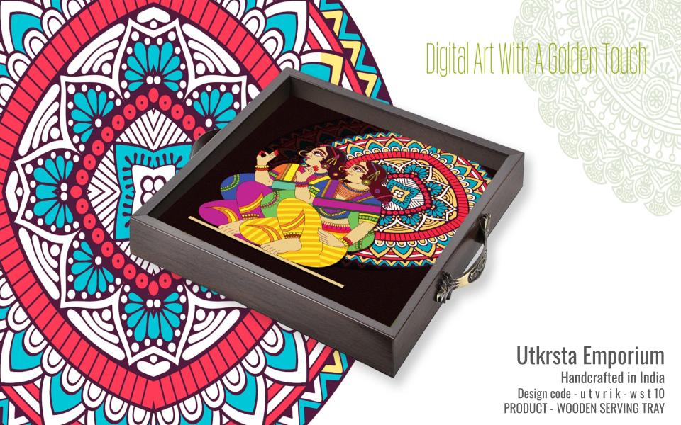 Wooden Tray Sing Digital Print